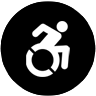 Accessible seating icon