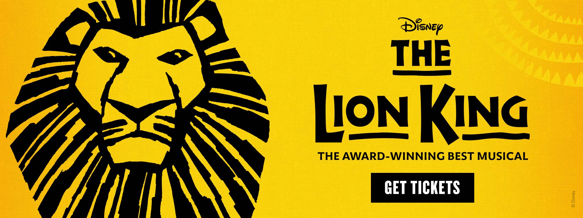 Disney THE LION KING The Award-Winning Best Musical - GET TICKETS